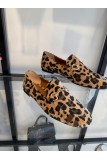 8394-LEOPAR LOAFER AYAKKABI