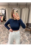 8345-31236 UZUN KOLLU CROP TOP