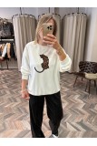 8568-0010 ÖNÜ LEOPAR SWEAT