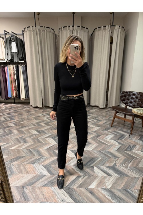 8253-PM LİKRASIZ MOM JEAN