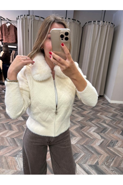 8306-140243 ANGORA YAKASI KÜRKLÜ