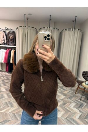 8306-140243 ANGORA YAKASI KÜRKLÜ