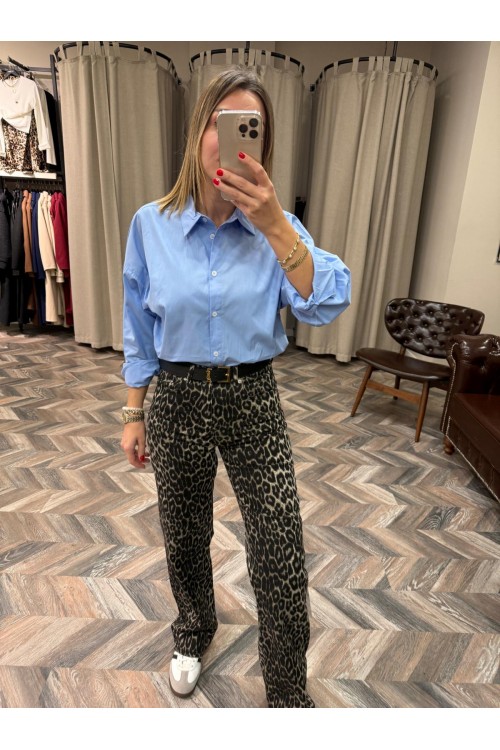 8387-6592 REGLAN KOL POPLİN GÖMLEK