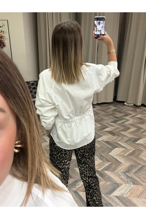 8387-6592 REGLAN KOL POPLİN GÖMLEK