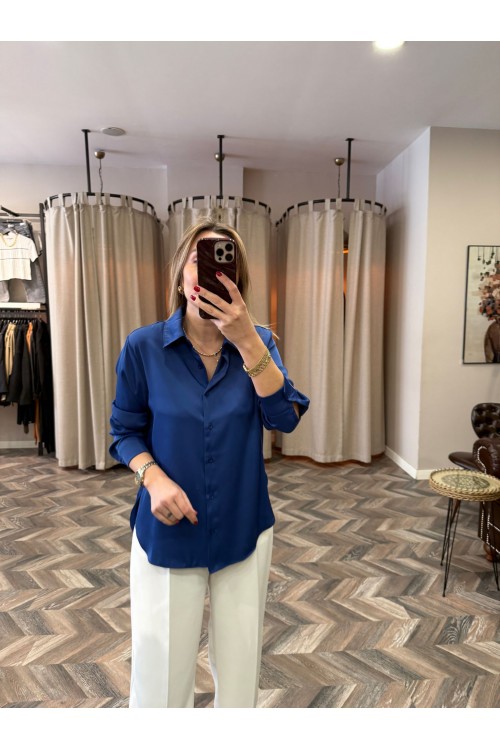 8467-4156 SATEN GÖMLEK