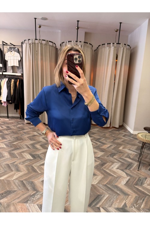 8467-4156 SATEN GÖMLEK