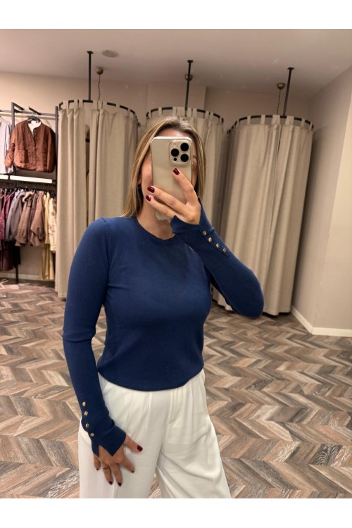 8935-1267 BİS YAKA KOL ORTASI DROPLU KAZAK