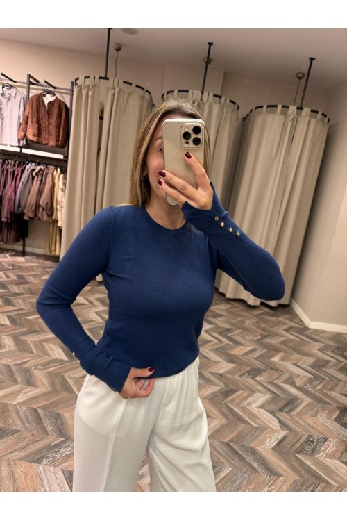 8935-1267 BİS YAKA KOL ORTASI DROPLU KAZAK