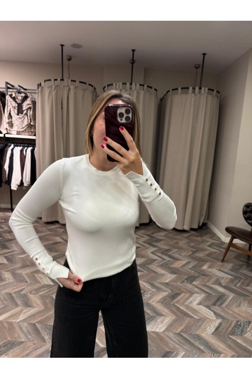 8935-1267 BİS YAKA KOL ORTASI DROPLU KAZAK