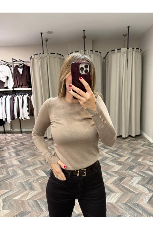 8935-1267 BİS YAKA KOL ORTASI DROPLU KAZAK