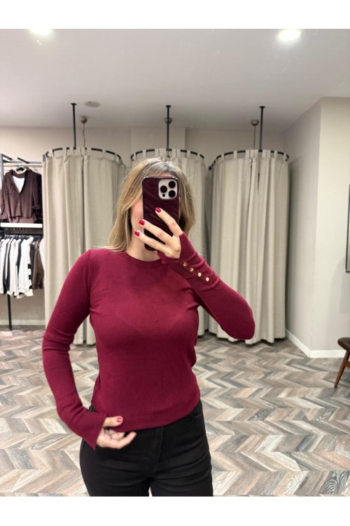 8935-1267 BİS YAKA KOL ORTASI DROPLU KAZAK