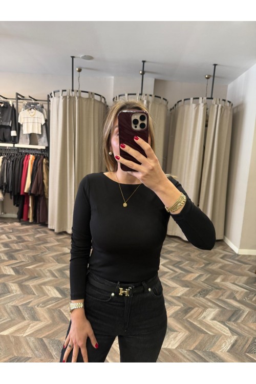 9089-16483 GENİŞ YAKALI BLUZ