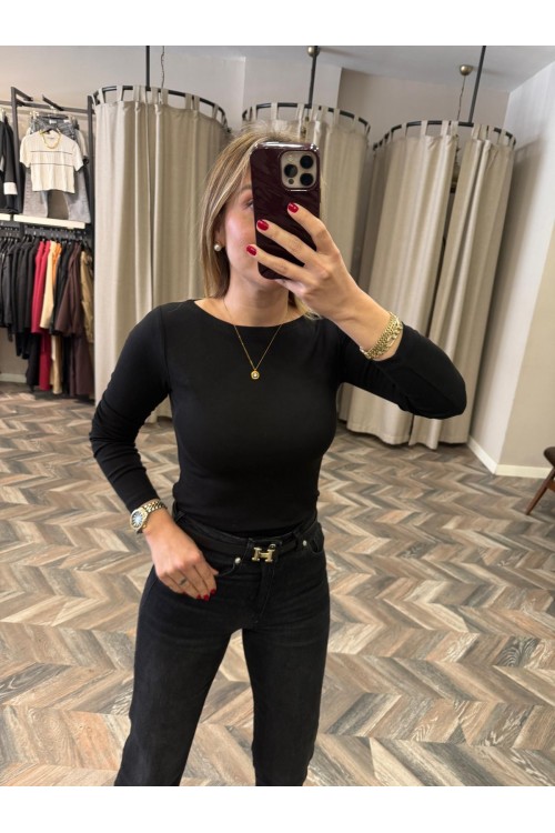9089-16483 GENİŞ YAKALI BLUZ