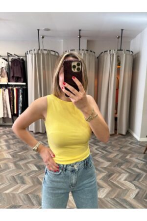 9494-20868 KAYIK YAKA KOLSUZ TOP