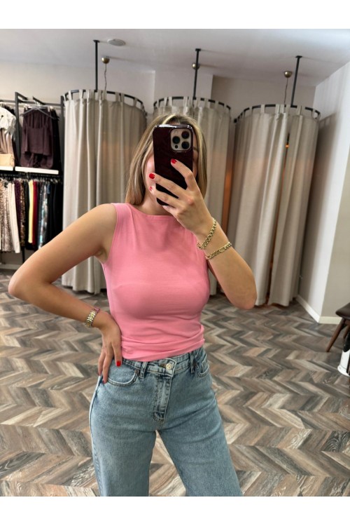 9494-20868 KAYIK YAKA KOLSUZ TOP