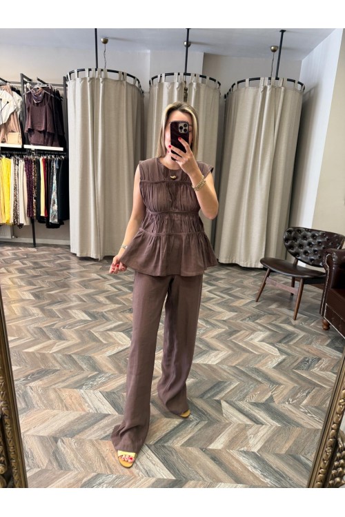 9546-250483 TENCEL NERVÜRLÜ TAKIM