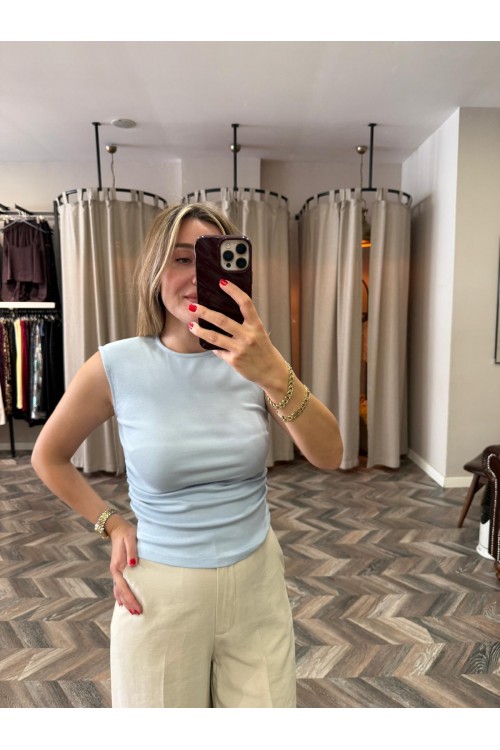 9554-21054 BÜZGÜLÜ BASİC TSHİRT