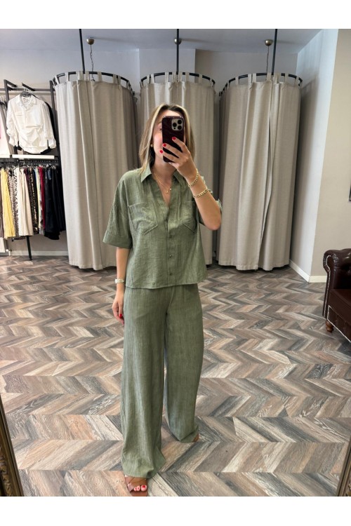 9597-16855 GÖMLEK PANTOLON TAKIM