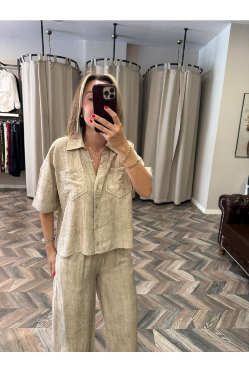 9597-16855 GÖMLEK PANTOLON TAKIM