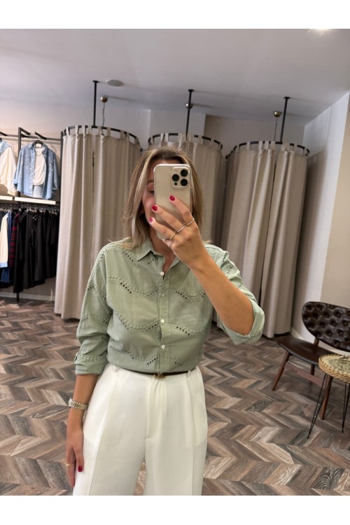 9763-7781-4 GÜPÜRLÜ GÖMLEK