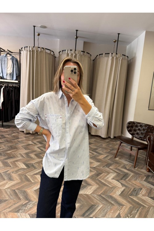 9762-3957 ÇİZİGİLİ GÖMLEK