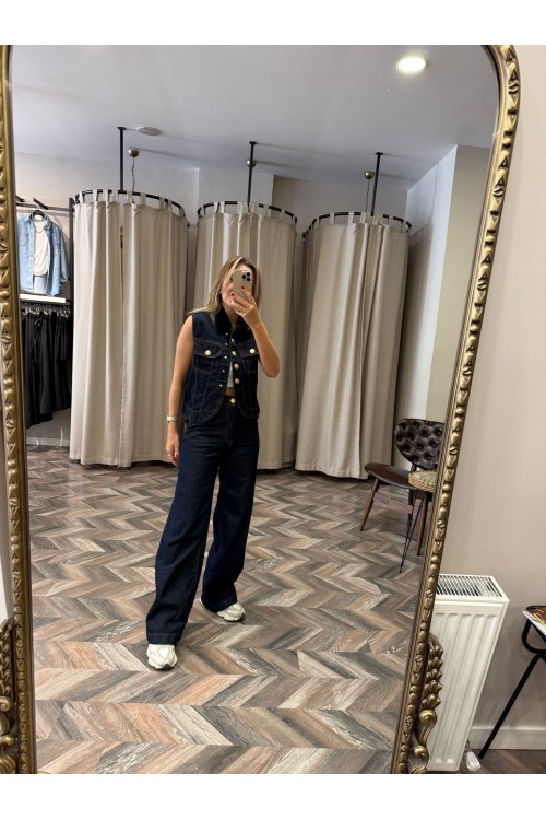 9835-250557 GOLD DÜĞME PANTOLON