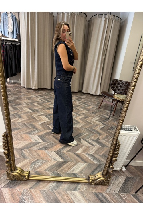 9835-250557 GOLD DÜĞME PANTOLON