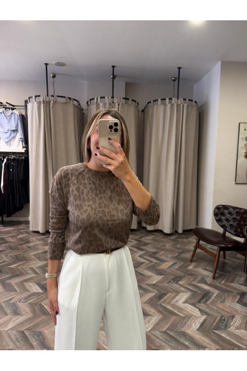 9804-10666 LEOPAR BASKI TRİKO