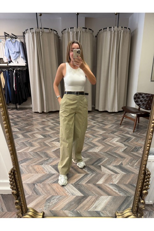 9837-51208 KEMERLİ PANTOLON