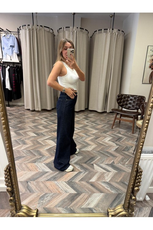 9846-71706 RİNS YIKAMA GENİŞ PANTOLON