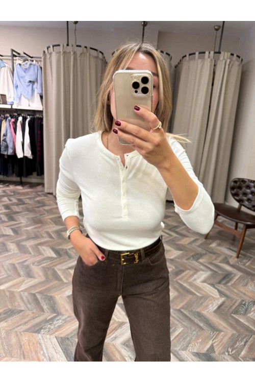 9808-31544 DÜĞMELİ UZUN KOLLU TOP