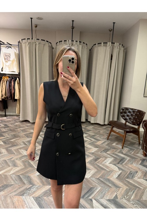 9865-90926 MİNİ BLAZER ELBİSE