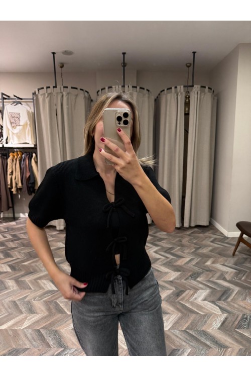 9861-10809 POLO YAKA FİYONKLU TRİKO