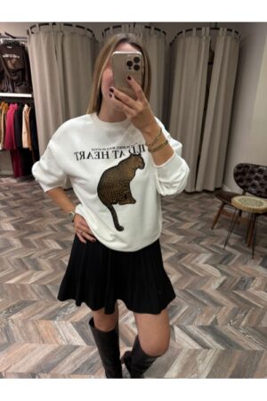 9977-2041 WİLD ASLAN SWEAT