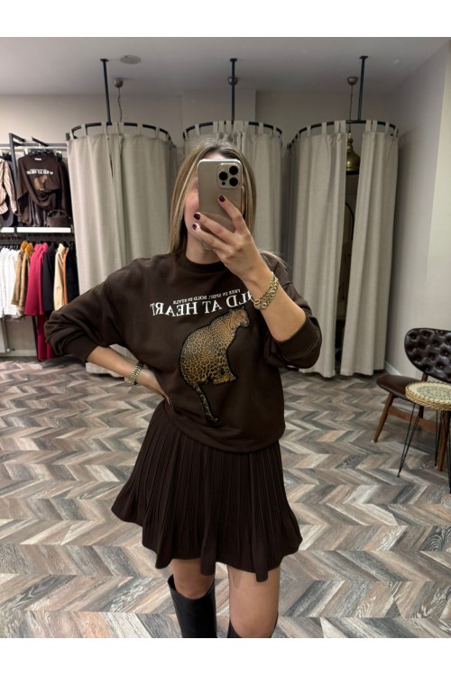 9977-2041 WİLD ASLAN SWEAT