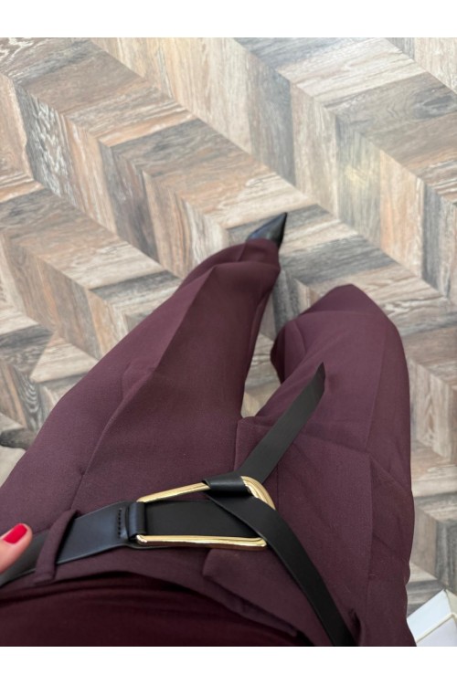 9996-9008 DERİ KEMERLİ PANTOLON