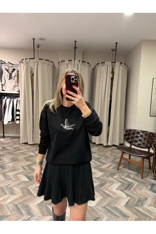 10054-5774 ZİNCİR KUŞLU SWEAT