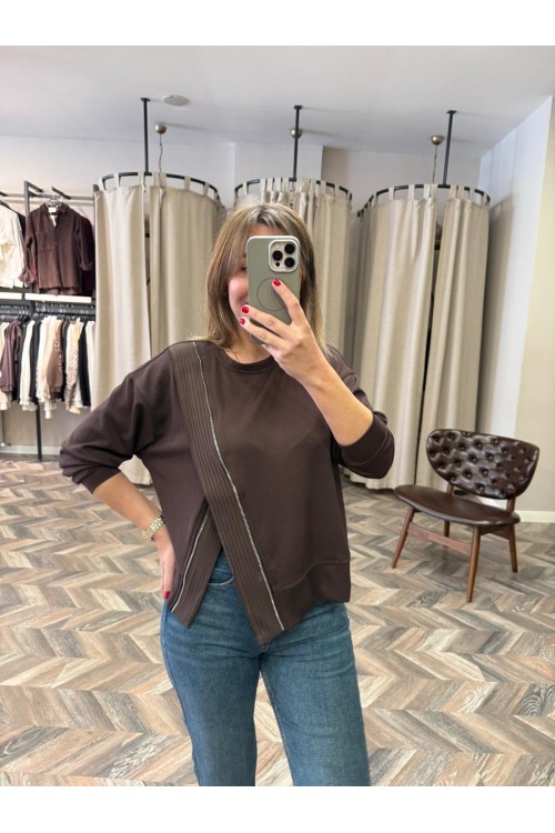 10075-250687 FERMUARLI TASARIM SWEAT