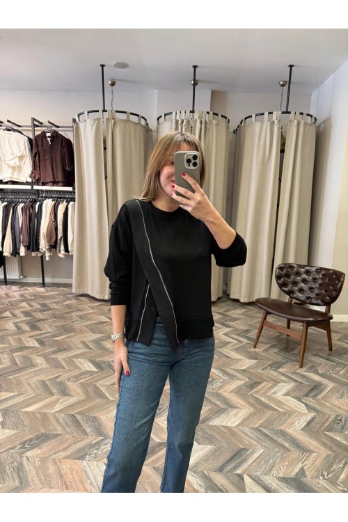 10075-250687 FERMUARLI TASARIM SWEAT