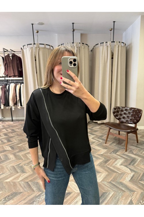 10075-250687 FERMUARLI TASARIM SWEAT