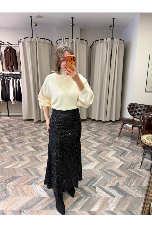 10022-1292 PAYETLİ MAXİ ÇAN ETEK