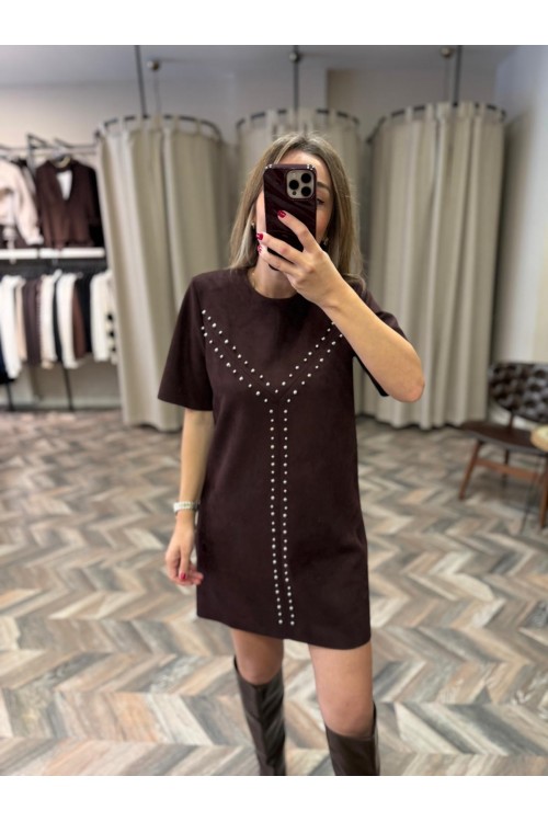 10108-17177 ZIMBALI ELBİSE