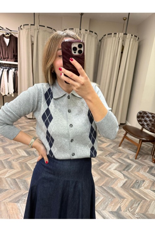 10116-25424 POLO YAKA BAKLAVA HIRKA