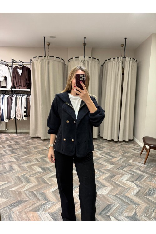 10084-0405 KURUVAZE KAPŞONLU HIRKA