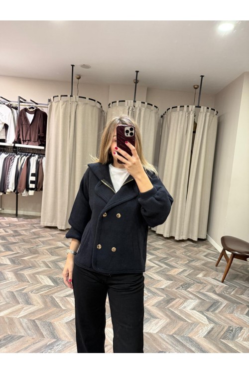 10084-0405 KURUVAZE KAPŞONLU HIRKA