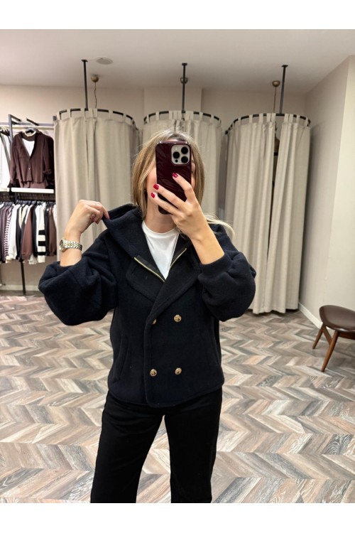 10084-0405 KURUVAZE KAPŞONLU HIRKA