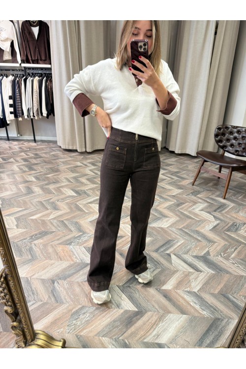 10087-25454-KH ÖNDEN CEPLİ PANTOLON