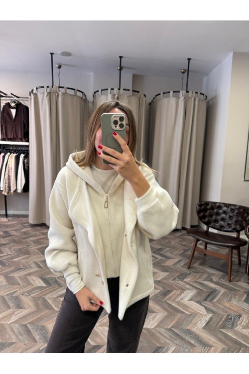 10084-0405 KURUVAZE KAPŞONLU HIRKA