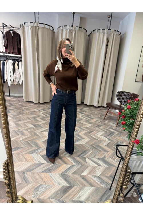 10168-72085 NERVÜR DİKİŞİLİ KEMERL PANTOLON