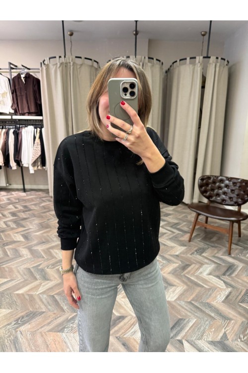 10158-5789 ÇİZGİ TAŞLI SWEAT